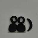 Silicone Case Cover for AirPods Max Headphones,Ear Pad Case Cover/Ear Cups Cover/Headband Cover for AirPods Max (USB-C/Lightning)(2024/2020),Accessories Silicone Protector for Apple AirPods Max, Black