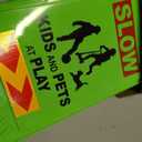 3 Pack 24 IN Slow Down Kids at Play Sign for Street Neighborhoods