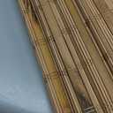 LazBlinds 100% Blackout No Drill Bamboo Roman Shades, Cordless Bamboo Blinds for Indoor Windows, Room Darkening Shades for Home & Patio, Thermal Insulated, Brown206, 27" W x 64" H