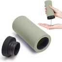 Soap Dispenser Dish Soap Silicone Dispenser Liquid Dish Soap Dispenser Squeeze Bottle Dish Washing Liquid Dispenser Refillable Leakproof Silicone Divided Bottle for Lotion Hand Wash (Light Green)