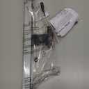 15.4" Plug in Bathroom Light Fixtures Matte Black Vanity Lights,7W LED Picture Light 3 Installation Methods 6700K White-Light Vanity Light Bar Wall Sconce for Bedroom/Living Room/Kitchen