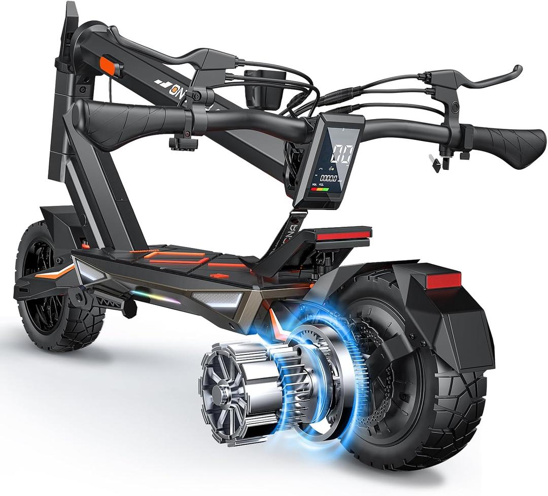 Electric Scooter for Adults 8000W/1000W Dual Motor/Single Motor Up to 55MPH/30 MPH 75/40Miles Long Range Electric Scooter 13"/10" All Terrain Tires Off-Road E-Scooter for Adults Foldable
