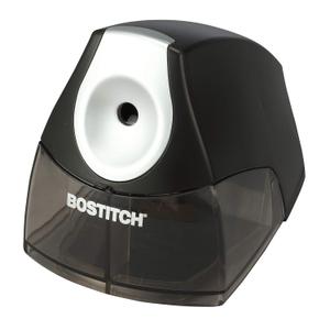 Bostitch Office Electric Pencil Sharpener for Classroom & Desk Use, Heavy-Duty Stall-Free Motor, High-Capacity Shavings Tray, Black