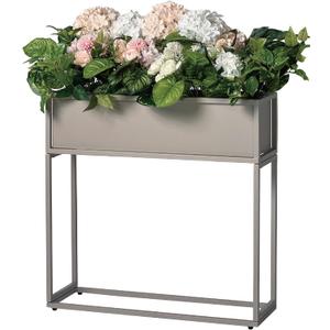 Cocoyard Indoor or Outdoor Planter for Tall Plants and Shrubs - 28 Inch Durable Raised Garden Bed for Planting Herbs, Flowers & Vegetables - Modern Long Box Planter for Porch & Patio Decor