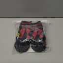 CovertSafe& Dog Boots for Dogs Non-Slip, Waterproof Dog Booties for Outdoor, Dog Shoes for  Dogs 4Pcs with Rugged Sole Black-Red, Size 5