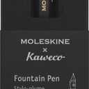 Moleskine x Kaweco, Fountain Pen, Medium Nib, Black with Blue Ink