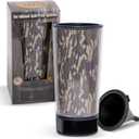 SPITBUD.COM Mossy Oak Bottomland Camo - The Ultimate Spittoon Chew - Portable Dip & Snuff Cup with Lid, Pop Tab, Spill-Proof Funnel, Can Cutter & Holder - Fit in Cup Holders - Holds 8oz - Made in USA