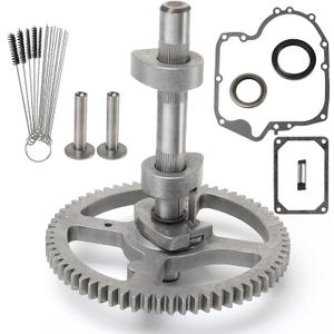 Camshaft 84005207 Compatible with BS 793880 793583 792681 791942 795102 Camshaft kit, Cam Replacement Kit with 795387 Oil Seal Ring and 697110 Crankcase Gasket