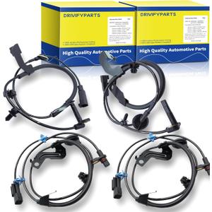 ABS Wheel Speed Sensor Front Rear Left Right Fit for Dodge Avenger 2008-2014, Chrysler 200 2011-2014, Sebring 2007-2010, ALS2408 05085823AB (4PCS)