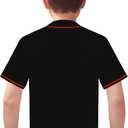 Kids Baseball Jersey Jersey for Boys Girls Plain Practice Shirt Youth Sports Button Down Shirts 3-20Y (Blue, M)