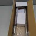 Grab Bar with Integrated Toilet Paper Holder for 2 Mega Rolls (Kitchen Paper Towel Holder or Bathroom Towel Bar), 16in Stud Mount, 250lbs Weight Support, Rustproof (Left, Brushed Nickel)