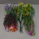 20 Bundles Artificial Flowers for Outdoors Fake Plastic Flowers UV Resistant Realistic Faux Plants Shrubs for Spring Summer Garden Porch Yard Patio Planter Window Box Home Decor, Mixedcolor