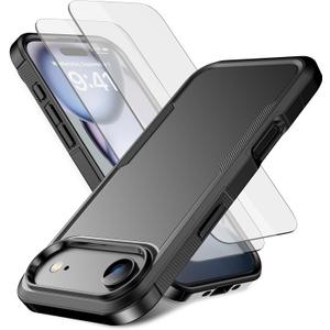 for iPhone Air Case [Shockproof] [Dropproof] [Heavy Duty Protection] [Pocket-Friendly] Slim & Tough Non-Slip Protective Phone Cover for iPhone Air 6.6inch, Black