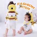 Baby Head Protector Backpack: Alarm Function,Adjustable and Ultra-Light(Bee)