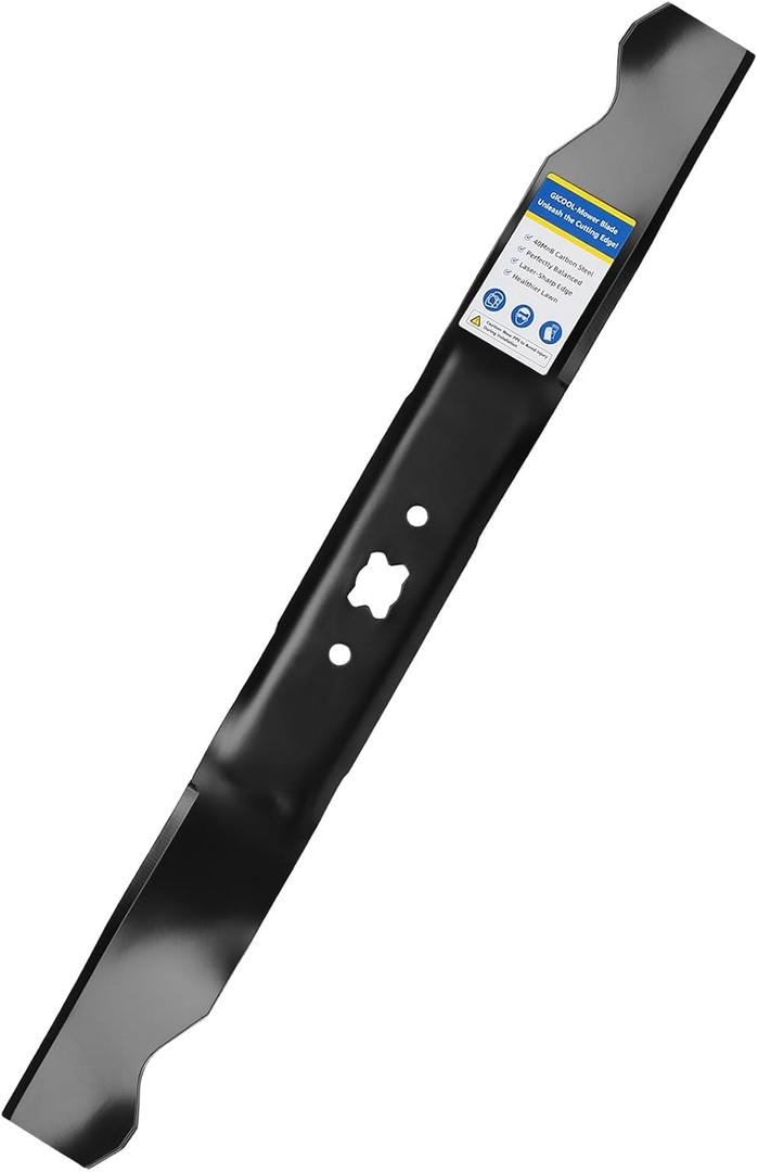 GICOOL 1-Pack 942-0741A Lawn Mower Mulching Blade for MTD/Cub Cadet/Troy-Bilt 21 Inch Deck Mower, Replaces 742-0741A 742-04100 942-0741 CMXGZAM100067