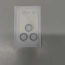 YWXTW Designed for iPhone 17 Pro Max Camera Lens Protector, [1:1 Perfect Fit] Full Coverage Matte Metal Tempered Glass Camera Screen Cover Accessories, Case Friendly (Silver, iPhone 17 Pro Max)