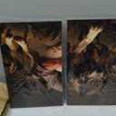 YOUHONG 5 Pieces Jesus and Lamb Canvas Christian Wall Art Religious Decor, 50"L x 24"W