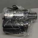 Qcen Juicer Machine, 800W Centrifugal Juicer Extractor with Wide Mouth 3 Feed Chute for Fruit Vegetable, Easy to Clean, Stainless Steel, BPA-free (Black)