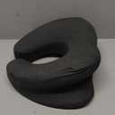 Badink Face Down Pillow,Breathable Pillow for Napping,Memory Foam Neck Travel Pillow,Skin Friendly Material,Ideal for Office Spare Time,A Versatile and Exquisite Neck Pillow (Black)