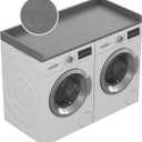 No-Installation HDPE Washer Dryer Countertop, Washer and Dryer Topper Covers for The Top, Laundry Countertop Laundry Room Organization No Water Leakage Grey