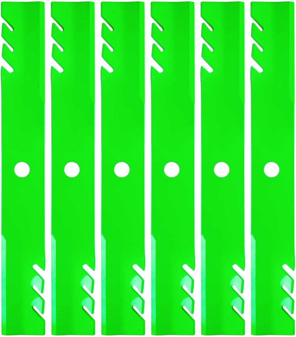 6 Pack G 3 Ga tor Mower Mulching Blade Replaces OEM 103-6393 103-6398 116-5174 96-749 Compatible with Cut Exmark Windsor 60 inch Deck Lawn Mower