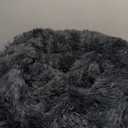 MIXJOY Orthopedic Dog Bed Comfortable Donut Cuddler Round Pet Beds Ultra Soft Washable Dog and Cat Cushion (20''/23''/30'') (23'', Grey-Blue)