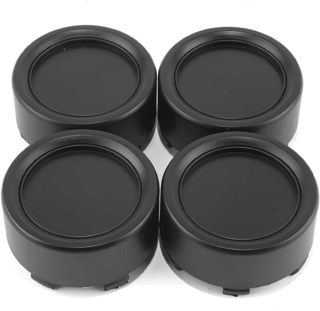 RTrhinotuning 4PCS 86 mm / 3.39 in Wheel Center Caps, OD: 3.39"(86 mm) ID: 3.29"(83.5 mm) Matte Black Hub Caps Covers