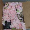 2 Pack Artificial Cherry Blossom Tree, 36" Fake Cherry Plants Indoor Decor, Faux Pink Sakura Flowers for Home, Living Room, Office, Outdoor Decor