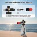 Raincovo Foam Cannon Wide Mouth for Pressure Washer, Thick Snow Foam Lance for Car Wash, Adjustable Soap Cannon with 1/4 Inch Quick Connector, Additional 1.1mm Orifice Nozzle