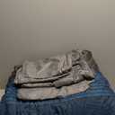 Luxudecor Teal Blue Comforter Set King Size, 7 Pieces Blue and Black Stripe Bed in a Bag, Geometric Comforter and Sheet Set, Soft Microfiber Complete Bedding Sets for All Seasons