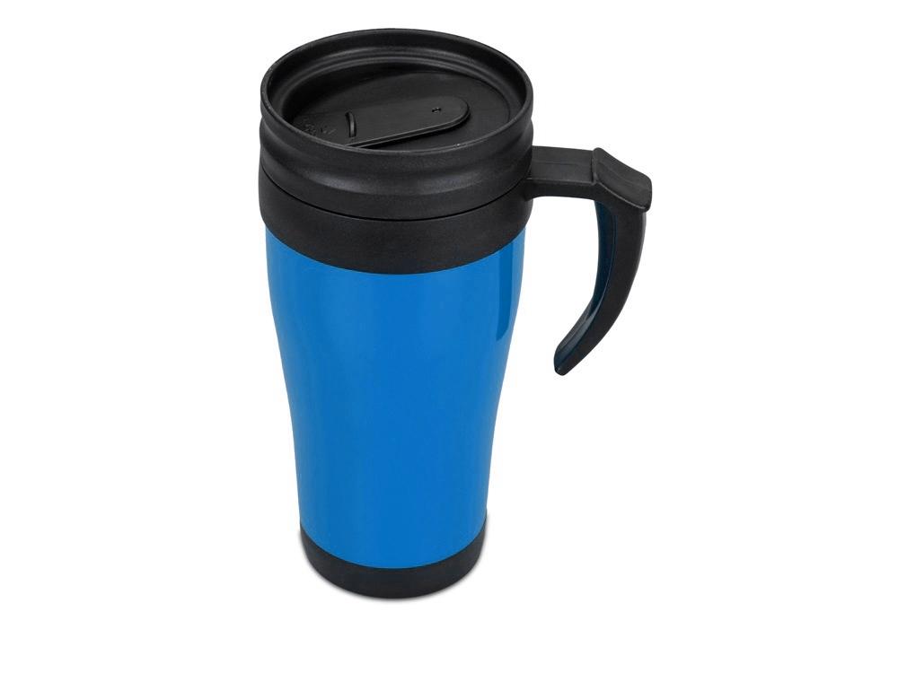 16 Oz Tumbler, Black/Blue