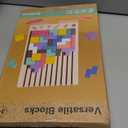 Wooden Stacking Puzzle Toy 3D Wooden Russian Puzzle for Kids, Montessori Wood Stacking Blocks Colored Family Brain Teaser Activity, Giant Block Board Toys for Toddlers 3-6 Years (Colorful)