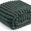 Bedsure GentleSoft Mallard Green Fleece Blanket for Couch - Cozy Soft Blankets for Women, Cute Small Throws for Girls, 50x60 Inches