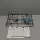 Sink Grid Protector Kitchen Sink Bottom Grid Metal Large Sink Grate with Rear Drain for Single Sink Bowl 28.8"L14.8"W