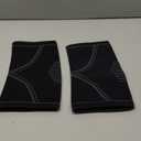 Knee Brace for Pain Relief - 2 Pack Knee Sleeves for Men and Women - Support for Weightlifting, Gym, Workout, Volleyball - Meniscus Tear, ACL, Arthritis (Medium, Black)