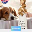 Dog Memorial Gifts for Loss of Dog Set, Hand-Painted Resin Angel Statue, Sympathy Gift for Pet Loss to Comfort a Pet Mom or Friend