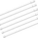 6 Pack Spring Curtain Rod Adjustable Length for Kitchen, Bathroom, Cupboard, Wardrobe, Window, Bookshelf DIY Projects