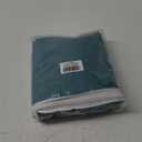 Easy-Going Waterproof Patio Seat Cushion Covers 24x22x4 inch 2 Pack Replacement Non-Slip Outdoor Cushion Slipcover with Zipper and Adjustable Straps for Outdoor Furniture, Covers Only, Teal
