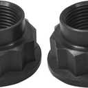 2PCS Front Wheel Axle Shaft Nut Hub Driveshaft Nuts Compatible with Toyota Lexus Scion OEM 90177-22001 90080-17238