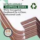 Boxes Fast Small Business Packaging, Shipping Box 12.125"L x 9.25"W x 2"H Bulk 50-Pack | Cardboard, Gift, Storage, Large, Double Wall Corrugated Boxes