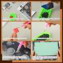 2 x Yeaqee Halloween Ghost Diamond Painting Kits for Adults and Beginners DIY 5D Full Round Drill Halloween Ghost Flower Diamond Art Kit, Painting Gem Art and Crafts Home Wall Decor, 12 x 16 Inch