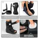 Jewlri Air Walking Boot, Fracture Boot Short Walker Protection Fits Left or Right Foot Ankle Support for Injuries Fractures Sprains Black M