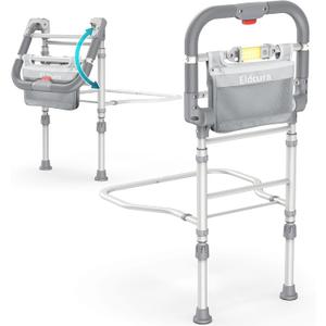 Bed Rails for Elderly Adults Safety-Foldable Bed Rail for Senior with Adjustable Heights Fits All Bed Sizes