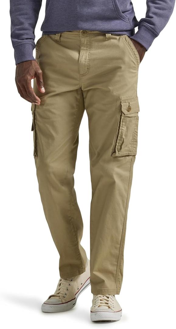Lee Men's Wyoming Relaxed Fit Cargo Pant (Beige)