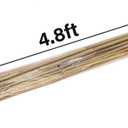 Natural Bamboo Plant Stake（Approx 5FT 50Pcs） Sturdy Bamboo Poles, Durable Plant Bamboo Stake, Garden Climbing Plant Bracket.