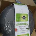 GreenPan Lima Hard Anodized 12" Frying Pan Skillet with Lid, Ceramic Nonstick, PFAS-Free Nontoxic Pots and Pans, Oven & Broiler Safe, Stainless Steel Handle, Cookware for Eggs & Omelet, Gray