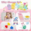Loufor Air Dry Clay Kits Easter - Modeling Clay for Kids, Ultra Light & Soft, Safe & Non-Toxic, 12 Boxes Model Magic Clay with Sculpting Tools und Tutorials, DIY Creative Arts und Crafts Toys Gifts
