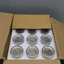 Encheng Glass Jars With Airtight Lids, 16 oz Glass Jars With Leak Proof Rubber Gasket,Wide Mouth Mason Jars With Hinged Lids For Kitchen Canisters,Glass Storage Containers 12 Pack