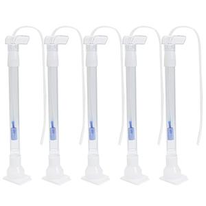 Marsrut 5pcs Under Gravel Filter Aquarium Uplift Tube, Undergravel Bottom Filters for Fish Tanks Water Cleaner Small Board Air Clean System Freshwater Saltwater, Clear Tubing Accessory Kit