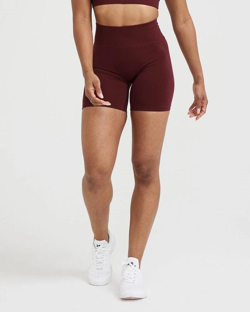 Sunzel Crossover Biker Shorts for Women, No Front Seam V High Waist Yoga Workout Gym Shorts with Tummy Control Size M